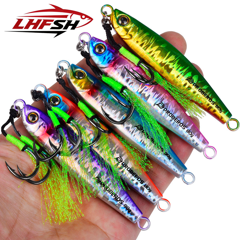 Jigger Double Sided - LHFSH طعم صيد معدني للرمي لمسافات