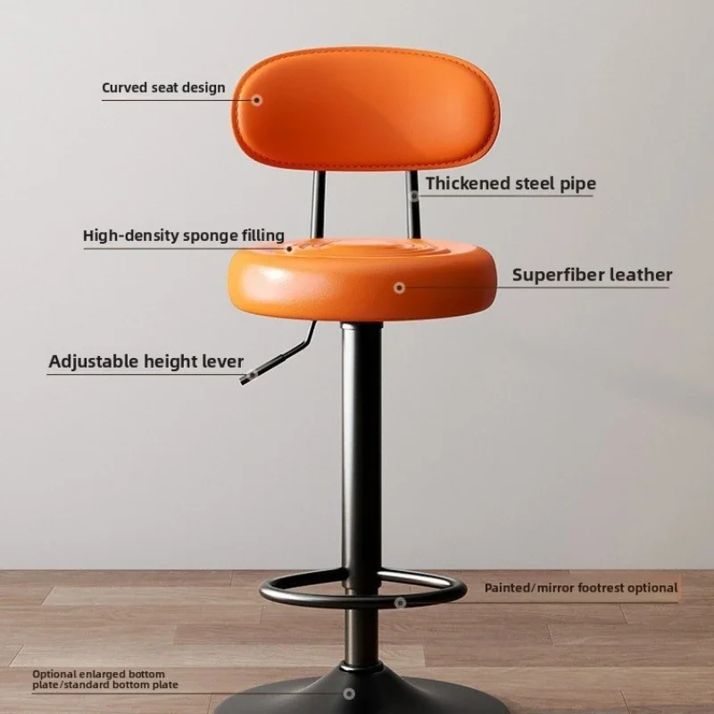 Home Bar Stools - كرسي بار عصري للمنزل قابل للرفع،