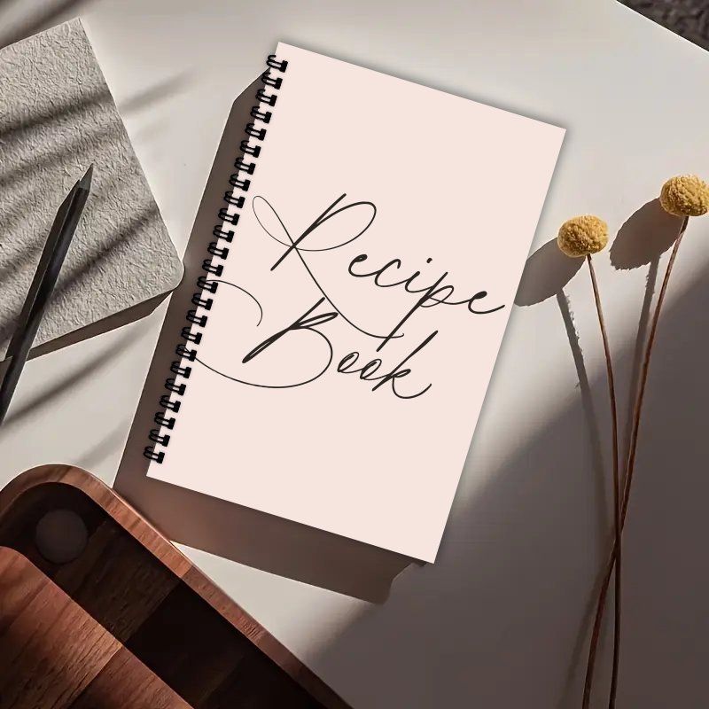 دفتر وصفات حلزوني A5، دفتر وصف - مراجعة Cocktail Recipe Book وسعره