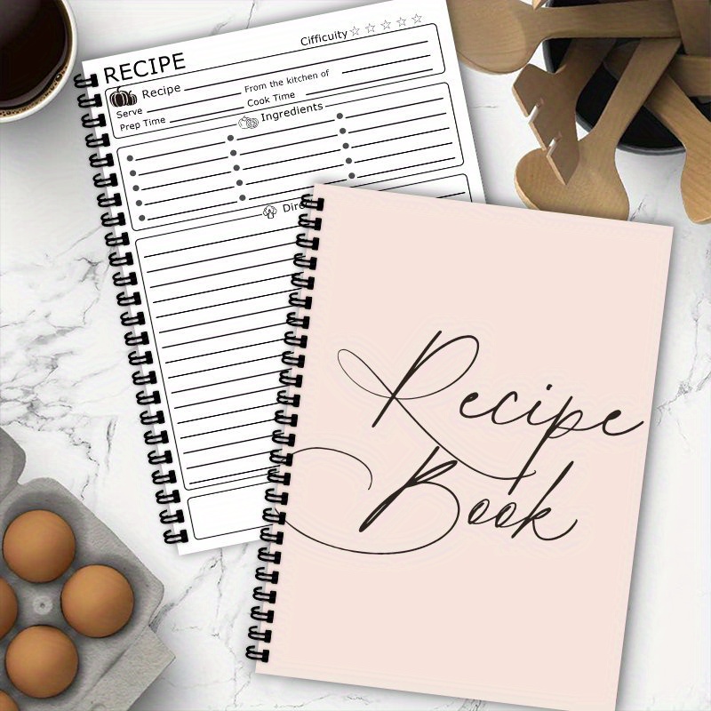 دفتر وصفات حلزوني A5، دفتر وصف - مراجعة Cocktail Recipe Book وسعره