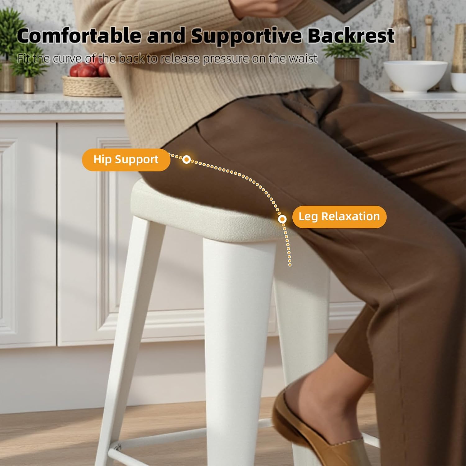 مجموعة من 4 كراسي بار، ارتفاعه - مراجعة Home Bar Stools وسعره