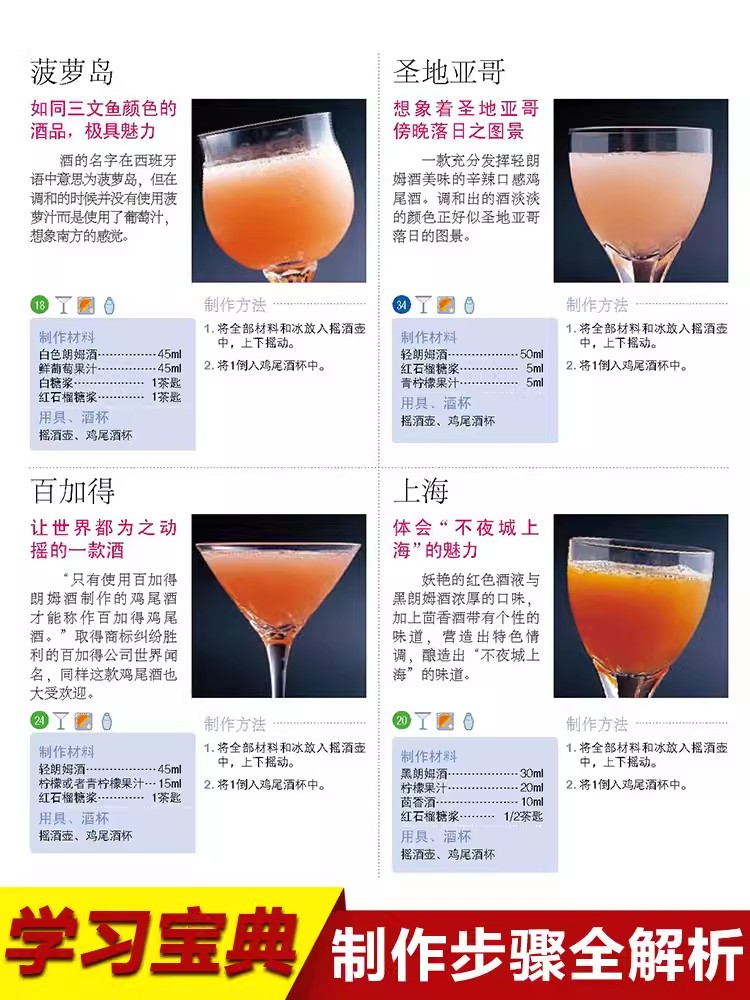 كتاب موسوعة صنع الكوكتيل، وصفة - مراجعة Cocktail Recipe Book وسعره