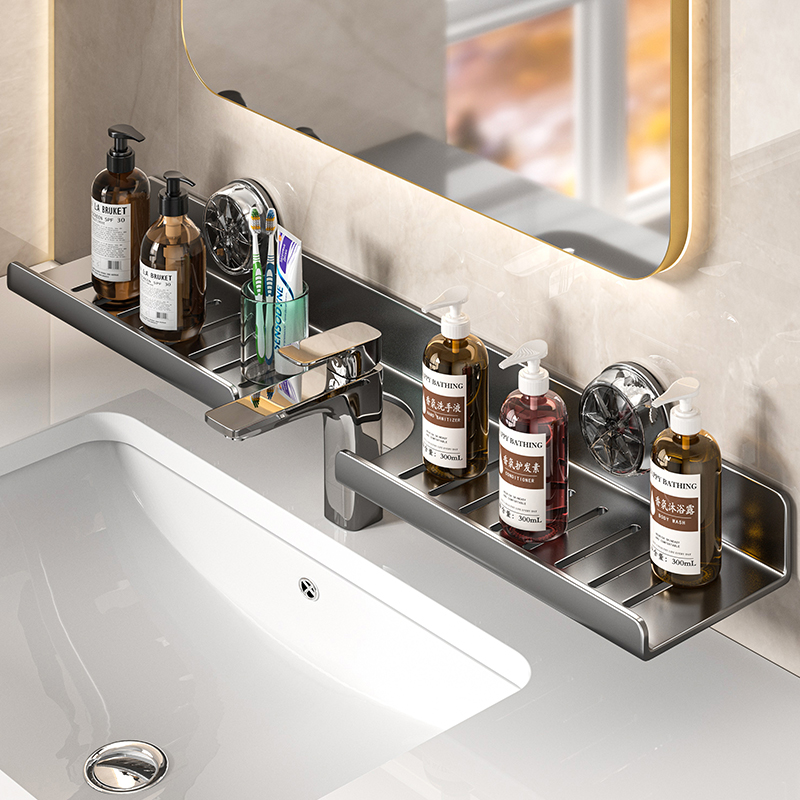 رف حمام أمامي بمرآة وحامل شفط، - مراجعة Home Bar Sink وسعره