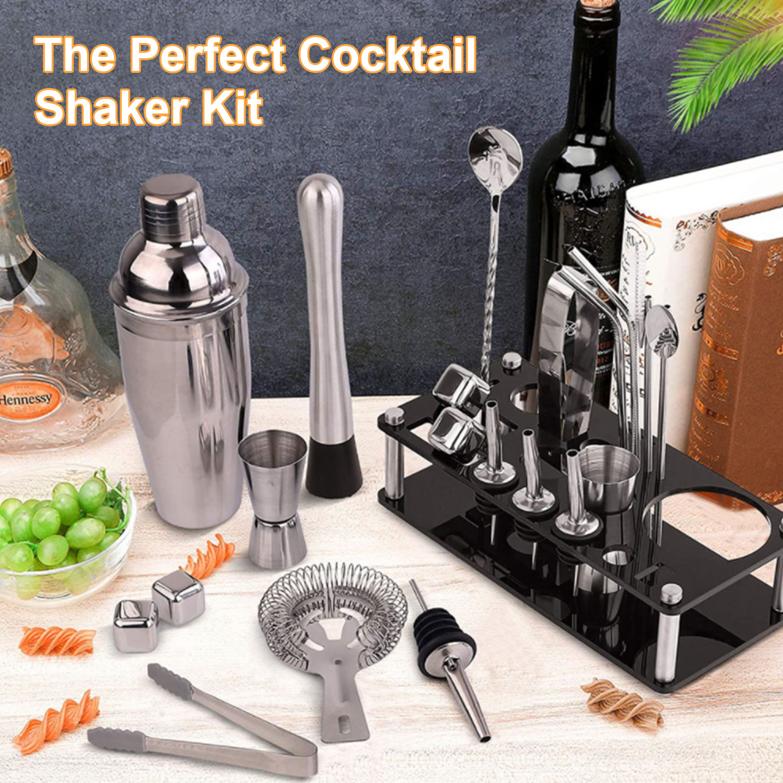 كوكتيل صنع مجموعة شاكر شريط ال - مراجعة Cocktail Recipe Book وسعره